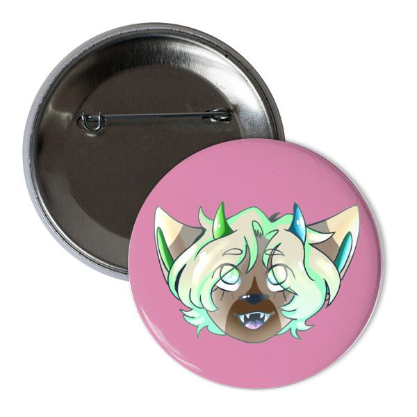Odznáček s potiskem Furry placka Ronkko