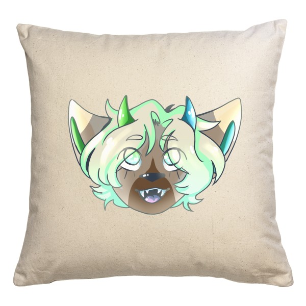 Polštář bavlněný s potiskem Furry polštář